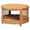 Bali & Pari Louis Modern Bohemian Natural Brown Rattan Coffee Table 239-13590-ZORO - alternate 1